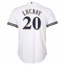 Details About Jonathan Lucroy Milwaukee Brewers Mlb Majestic Youth White Home Cool Base Jersey