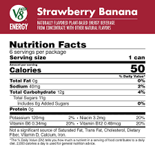 v8 energy strawberry banana 6pk hy
