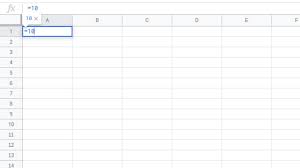 to multiply numbers in google spreadsheets