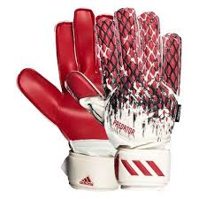 I suddenly have a very strong urge to punch a football. Adidas Sz 4 Junior Soccer Goalkeeper Gloves Predator 20 Match Fingersave Manuel Neuer Sidelineswap