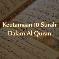 Iaitu bagi sesiapa dari kamu. Keutamaan 10 Surah Dalam Al Quran Almukhlisin