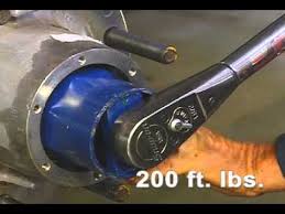 How To Adjust The Wheel Bearing On A Trailer Axle