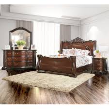 Shop for cherry bedroom sets in bedroom furniture at walmart and save. Furniture Of America Cane Traditional Cherry 4 Piece Bedroom Set Overstock 9246351