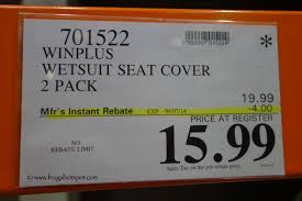 Costco Deal Winplus Wetsuit Seat Cover