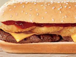 burger king extra long bbq cheeseburger