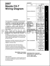 a ceiling fan wiring diagram for us/ canada. 2007 Mazda Cx 7 Wiring Diagram Manual Original