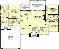 European Style House Plan 4 Beds 2