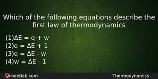 First Law Of Thermodynamics Neetlab