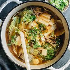 napa cabbage tofu soup 白菜豆腐汤
