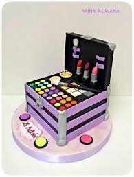 cosmetic and makeup artist cake