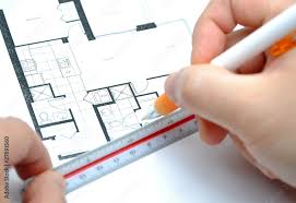 House Floor Plan On Grid Paper With