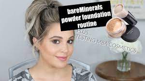 bareminerals powder foundation routine