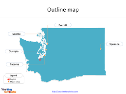 Washington Map Powerpoint Templates Free Powerpoint Templates