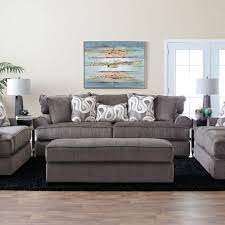 gray couch and loveseat