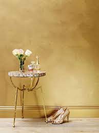 Gold Painted Walls Room Paint