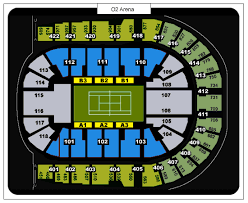 o2 arena london seating plan detailed