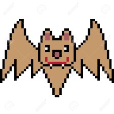 Vector Pixel Art Bat Isolated Royalty Free SVG, Cliparts, Vectors, and  Stock Illustration. Image 88223391.