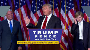 Premier discours de Donald Trump en tant que président élu des États-Unis -  YouTube