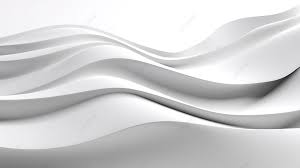elegant 3d ilration white wave on