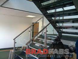 Steel And Glass Staircase With Single