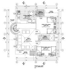 House Design Autocad Drawing Model