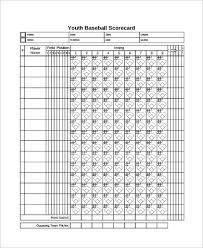 Sample Baseball Scoresheet 9 Examples In Word Pdf Excel