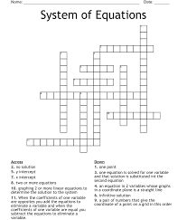 Systems Of Equations Word Search Wordmint