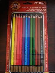 Aquarell Pencil Set Koh I Noor Mondeluz 3724 3722 Water