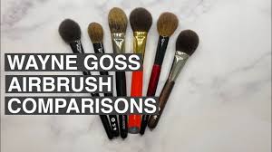 comparing brushes to the wayne goss