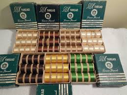 Lot7 Boxes Silk Thread 12 Spools Belding Corticelli Lot Of 7