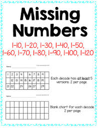 Missing Numbers 1 120 And Skip Counting