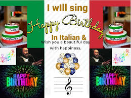 sing happy birthday in italian for you