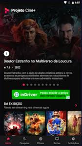 projetocine filmes series para android