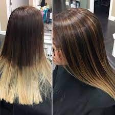 To achieve this effect, it is necessary to bleach the lower portion of this extra step is not required, but it helps to even out the tone of your ombre. Bad Ombre Hair 3 Possible Ways To Fix Your Ombre Today