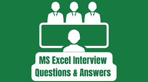 top ms excel interview questions