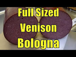 venison bologna full sized in the mes