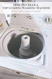 washing machine with vinegar and bleach