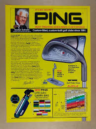 1991 ping eye 2 color coded irons
