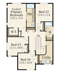 sunset house plan two story narrow