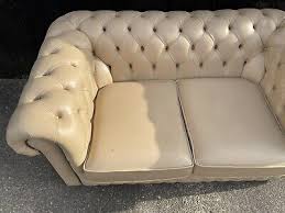 vine beige leather chesterfield