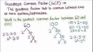 lesson 25 greatest common factor you