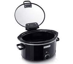 Food cooked in a slow cooker tends to retain a lot of its this article is a crock pot size guide to help you choose the best option for you as far as size is concerned. Buy Crock Pot Csc031 Slow Cooker Black Free Delivery Currys
