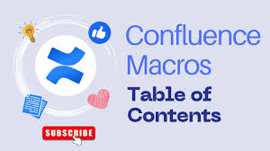 of contents macro in confluence