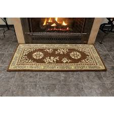 minuteman 56 inch oriental rectangular hearth rug