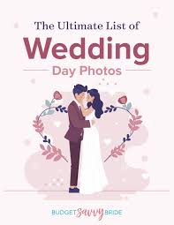 the ultimate list of wedding day photos