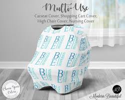 Monogram Infant Seat Canopy Cover Baby