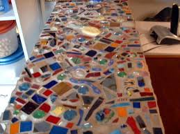 Stunning Mosaic Countertop Glass Crafts