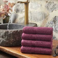 homelover 4 hand towels set purple
