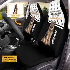 Custom Car Seat Cover German Shepherd