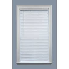 Blinds4less home of vertical blinds your way. Project Source Premium 2 In 2 In Slat Width 29 In X 64 In Cordless White Vinyl Room Darkening Full View Standard Horizontal Blinds In The Blinds Department At Lowes Com